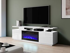 TV staliukas su ANICETO elektriniu židiniu