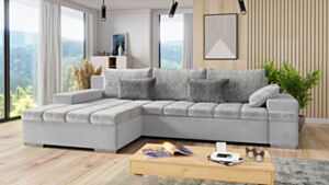 Kampinė sofa-lova KANTON viršutinis tekstilės audinys