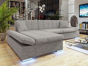 Kampinė sofa-lova LAVIVA LED