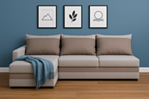 Kampinė sofa-lova Berit