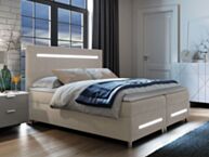Kontinentinė lova TRUNIDA LED-Fresh 01-160x200 cm